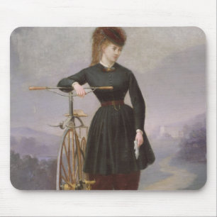 Blanche d'Antigny and her Velocipede Mouse Pad