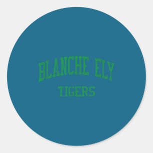 Blanche ely high school hs pompano beach fl vintag classic round sticker
