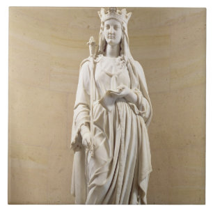 Blanche of Castile (1188-1252) Queen of France, 18 Ceramic Tile