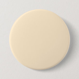 Blanched almond (solid colour) 7.5 cm round badge