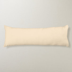 Blanched almond  (solid colour)  body cushion