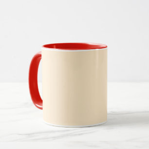 Blanched almond  (solid colour)  mug