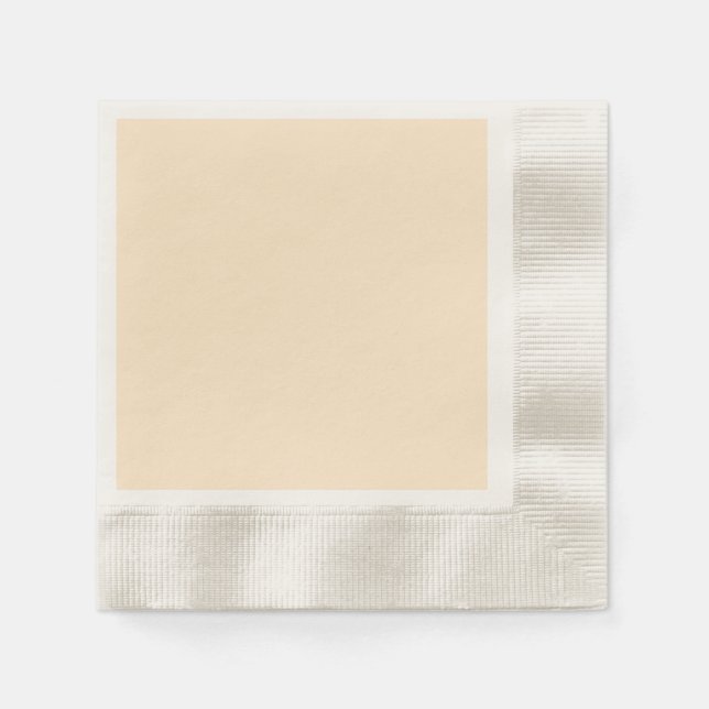 Blanched almond  (solid colour)  napkin (Front)