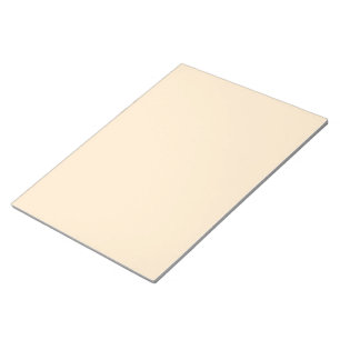 Blanched almond  (solid colour)  notepad