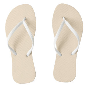 Blanched almond (solid colour) thongs