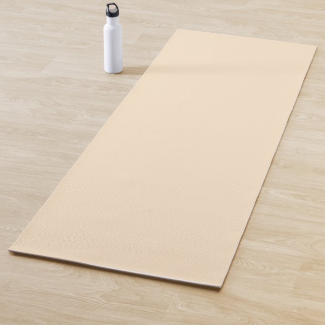 Blanched almond  (solid colour)  yoga mat (In Situ)