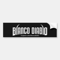 Blanco Diablo Bumper Sticker Logo