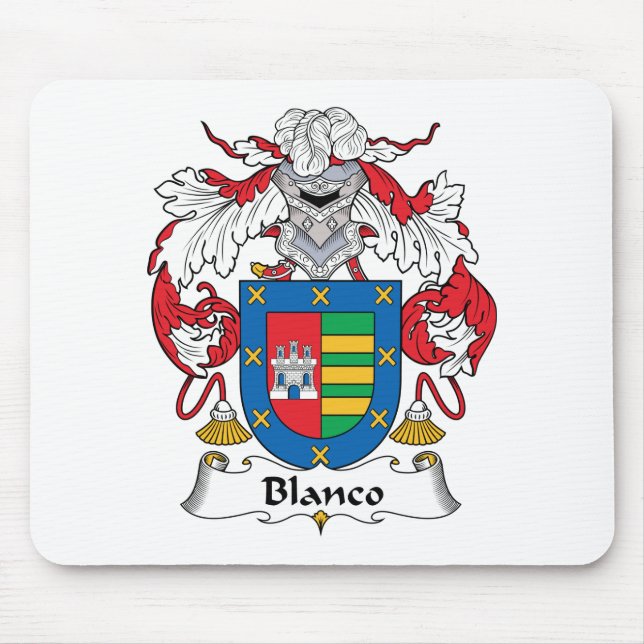 Blanco Family Crest Mouse Pad (Front)