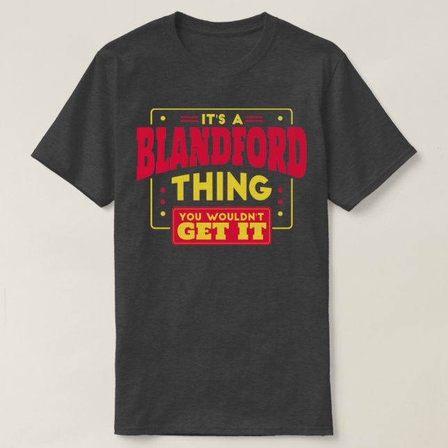 Blandford T-Shirt (Design Front)