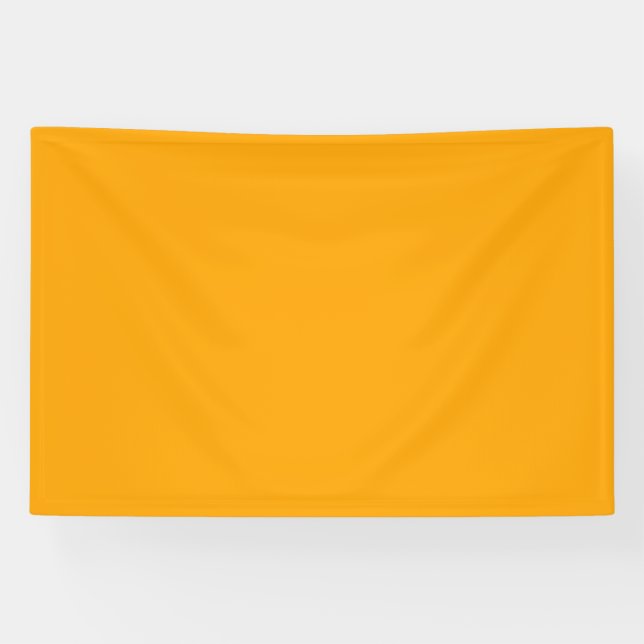 Blank 4'x6' Banner with Orange Colour Background (Horizontal)