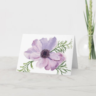 Blank 5x7in floral card 