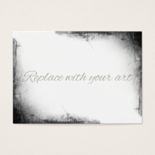 Blank ACEO Artist Trading Card Grunge Corners