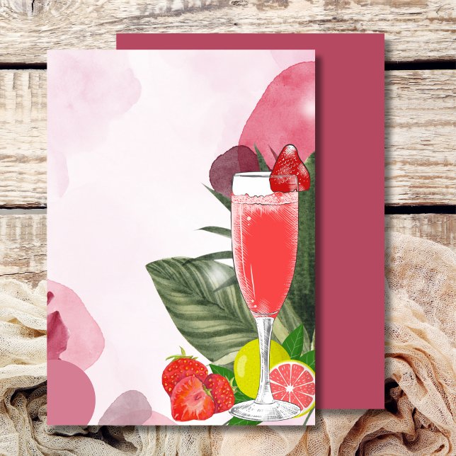 Blank Add Your Own Brunch Bubbly Mimosa Invitation (Creator Uploaded)