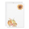 Blank Add Your Own Fall Pumpkin Orange Sunflower