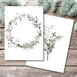 Blank Add Your Own Winterberry Rustic Boho Invitation<br><div class="desc">Create your own. Add your own wordings,  images to make it uniquely yours.  For matching stationery and party goods,  visit our collection Winterberry Rustic Boho Everything you need to throw a splashy elegant party.  Thank you cards,  invitations,  welcome posters,  candy wrapper labels,  favour box and more.</div>