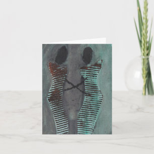 Blank African Art Note Card