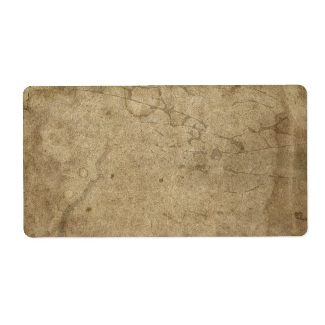 Blank Aged Distressed Paper, Dark Rustic Antique (Front)