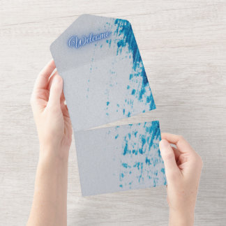 Blank All in one invitation