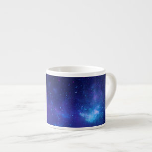 Blank Aqua Blue Celestial Galactic Centre Photo Espresso Cup