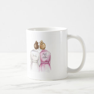 BLANK BACK Mug Auburn Bun Bride Dk Bl M of Honour