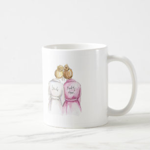 BLANK BACK Mug Blonde Bun Bride Dk Bl Bun Maid