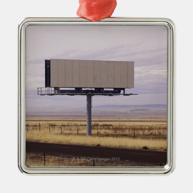 Blank Billboard Metal Ornament (Front)