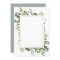 Blank Botanical Gold Greenery