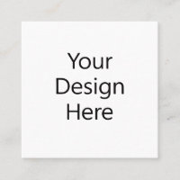 Blank Business Card 2.5"x2.5"