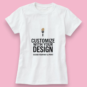 Blank Business Corporate Customisable Simple T-Shirt