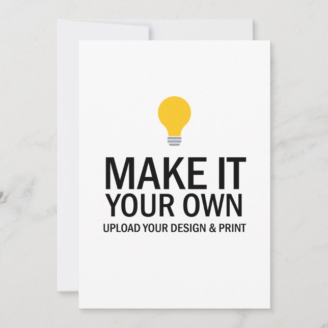 Blank Business Invitation Template (Front)