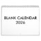 Blank Calendar For 2026