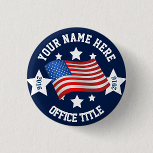 Blank Campaign Template 3 Cm Round Badge