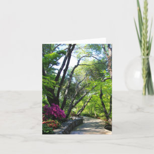 Blank Card, Botanical Garden Card