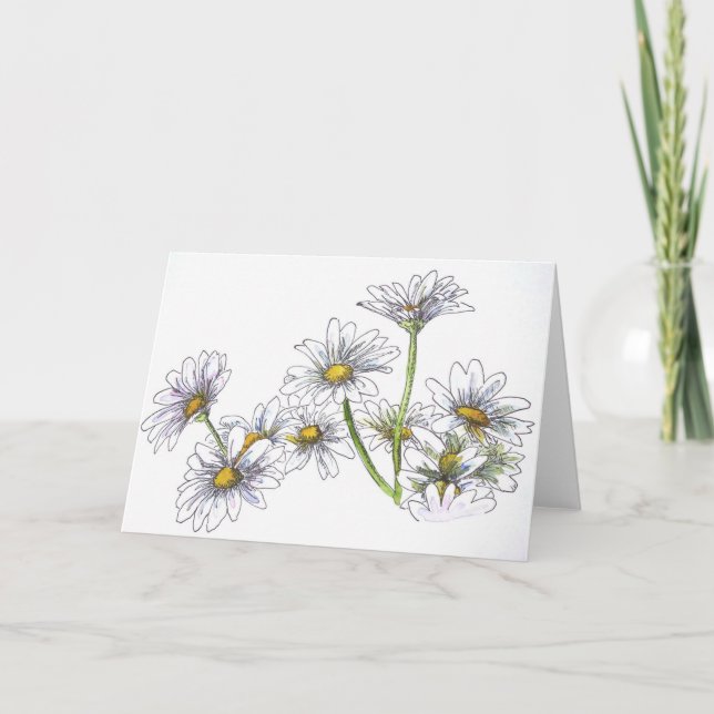 Blank Card Daisies (Front)