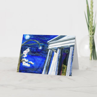 blank card featuring original artwork