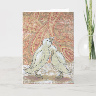 Blank card perfect couple engagement wedding art