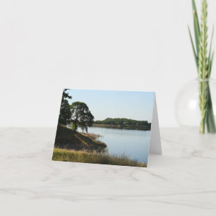 Blank Card, Scenic Lake Thank You Card