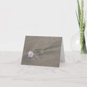 Blank Card - Shell in Sand