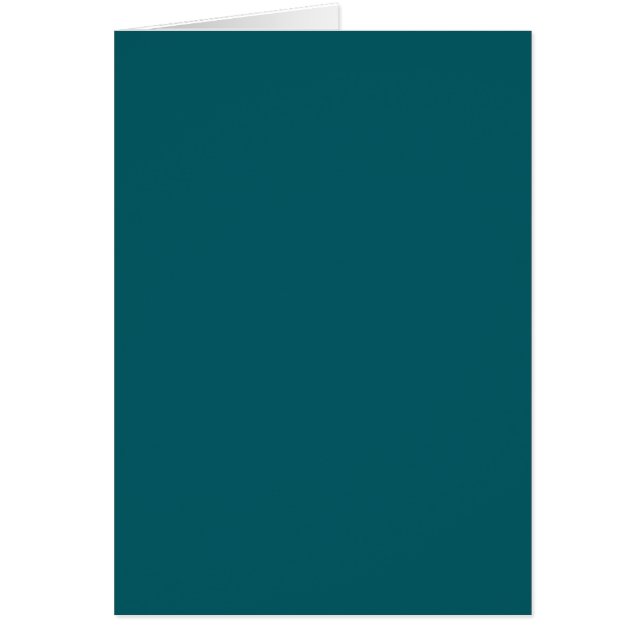 Blank Card with Dark Teal Background (Front)