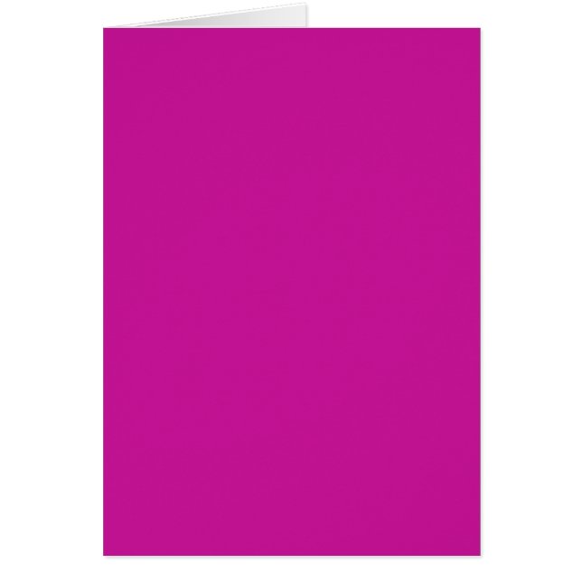 Blank Card with Hot Pink Background (Front)