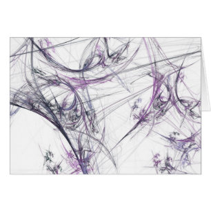 Blank Card with Spider Web Background