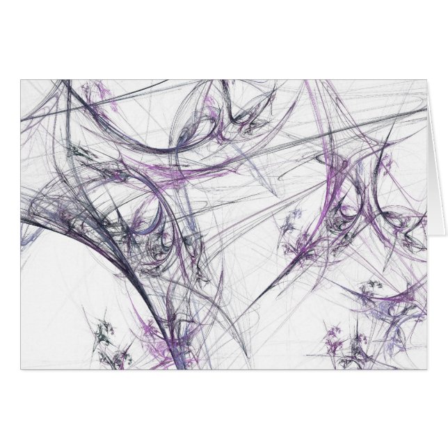 Blank Card with Spider Web Background (Front Horizontal)