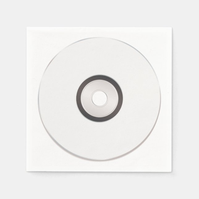 Blank CD Paper Napkins (Front)