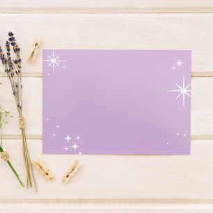 Blank Celestial Starlight Affirmation/Quote Thank You Card