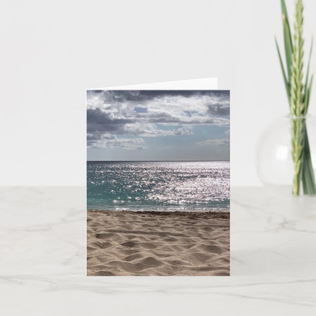 Blank Coastal Beach Card (Front)