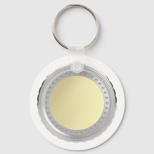 Blank coin key ring (Front)