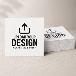 Blank Company Small Square Business Card
