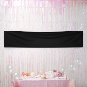 Blank Create Your Own - Black Banner