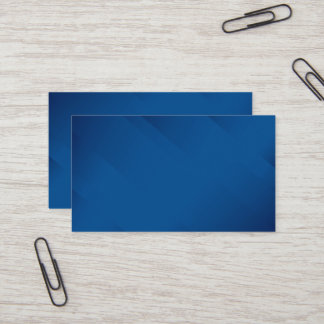 BLANK CREATE YOUR OWN BLUE BUSINESS CARD