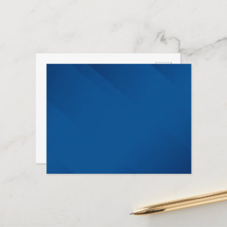 BLANK CREATE YOUR OWN BLUE POSTCARD